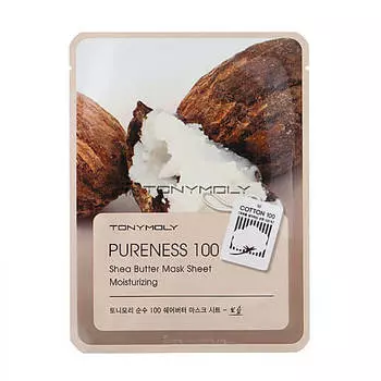 Тканевые маски Tony Moly Pureness 100 Mask Sheet Shea Butter - с маслом Ши