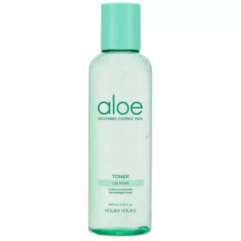 Успокаивающая тонер-эссенция с 98% алоэ вера Holika Holika Aloe Soothing Essence 98% Toner