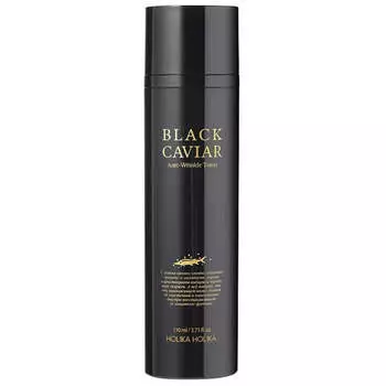 Омолаживающий тонер с экстрактом чёрной икры Holika Holika Black Caviar Anti-Wrinkle Toner