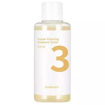 Выравнивающий тонер-эссенция для гладкости и сияния кожи numbuzin No.3 Super Glowing Essence Toner 100 мл