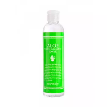Увлажняющие тоники для лица Secret Key Soothing Moist Toner Aloe (алоэ)