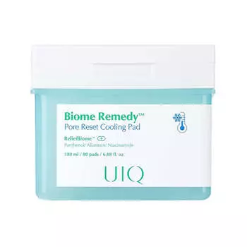 Охлаждающие тонер-пэды UIQ Biome Remedy Pore Reset Cooling Pad