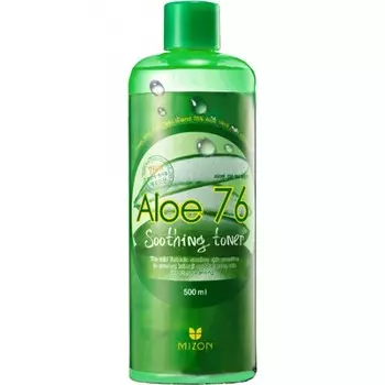 Тоник для лица с соком Алоэ Вера Mizon Aloe 76% Soothing Toner
