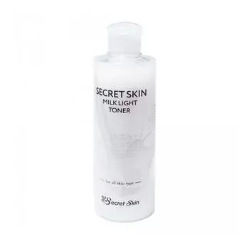 Тоник для лица Secret Skin Milk Light Toner с молочными протеинами и галактомисисом