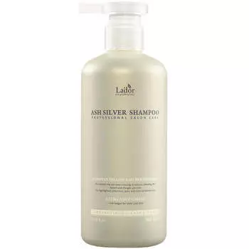 Увлажняющий оттеночный шампунь для светлых волос Lador Ash Silver Shampoo