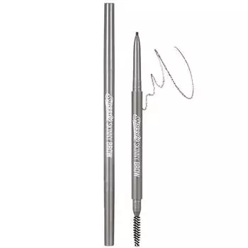 Тонкий карандаш для бровей Peripera Speedy Skinny Brow 06 Cool Gray