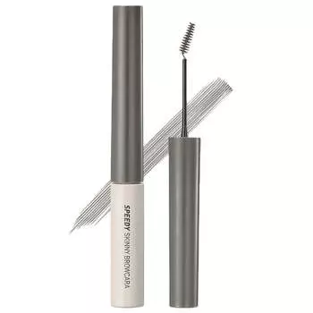 Тушь для фиксации бровей Peripera Speedy Skinny Browcara 01 Cool Gray