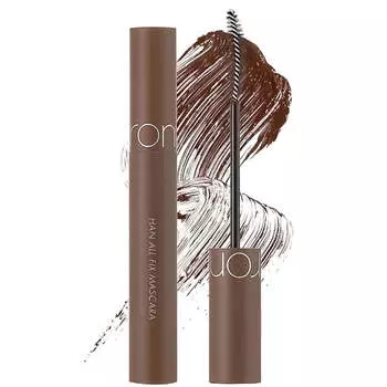 Удлиняющая коричневая тушь для ресниц rom&nd Han All Fix Mascara L03 Long Hazel