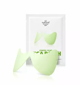 Успокаивающая локальная маска для области щёк So Natural Centel Plus Cica Patch