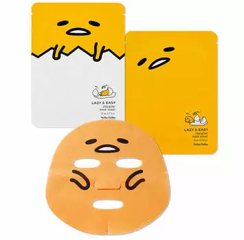 Успокаивающая тканевая маска Holika Holika Gudetama Character Mask Sheet