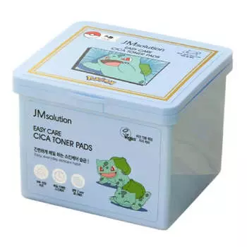 Успокаивающие тонер-пэды с центеллой JMsolution Easy Care Cica Toner Pads
