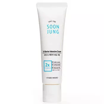 Успокаивающий барьерный крем ETUDE SoonJung 2x Barrier Intensive Cream