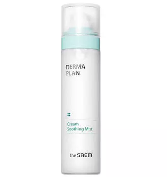 Успокаивающий крем-мист для чувствительной кожи The Saem Derma Plan Cream Soothing Mist
