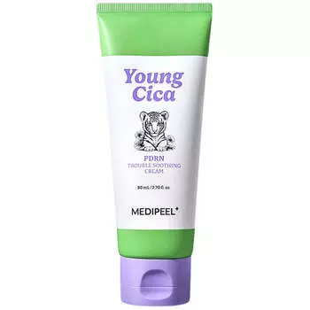 Успокаивающий крем с центеллой и ПДРН MEDIPEEL Young Cica PDRN Trouble Soothing Cream