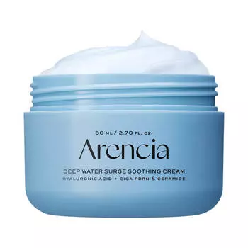 Успокаивающий крем с ПДРН и пептидами Arencia Deep Water Surge Soothing Cream
