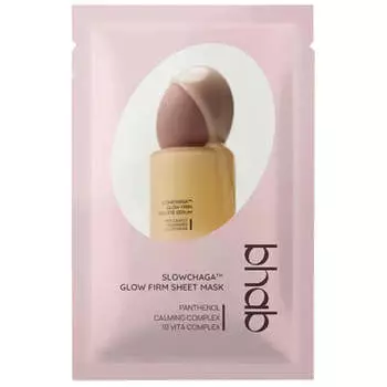 Увлажняющая маска с пептидами и бакучиолом bhab Slowchaga Glow Firm Serum Mask Sheet