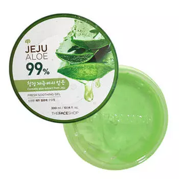 Увлажняющий Алоэ гель для лица и тела The Face Shop Jeju Aloe Fresh Soothing Gel