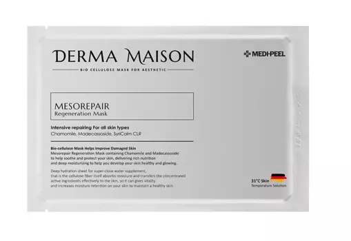 Восстанавливающая маска из биоцеллюлозы Medi-Peel Derma Maison Mesorepair Regeneration Mask