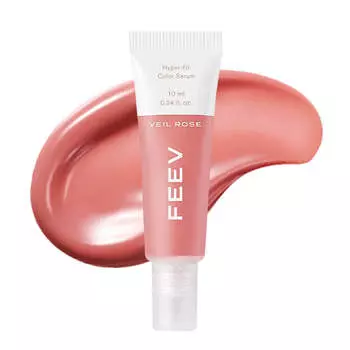 Универсальная цветная сыворотка-румяна в мини-формате FEEV Hyper-Fit Color Serum Mini Veil Rose
