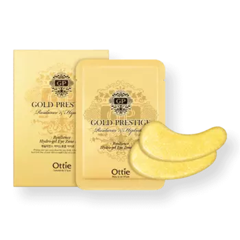 Золотые гидрогелевые патчи для области под глазами Ottie Gold Prestige Resilience Hydrogel Eye Zone Mask