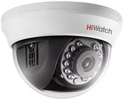 5Мп внут. купольная HD-TVI камера с ИК-подсветкой до 20м1/2.5" CMOS матрица; 3.6мм; 80; 2592x1944@20к/с 2560x1440/1920x1080@25к/с; мех. ИК-фильтр; 0.01 Лк@F1.2; BLC HLC DNR; DWDR; Smart ИК; OSD-меню; 1 х HD-TVI/AHD/CVI/CVBS;-20С до +45С; 12В DC25% 43Вт ма