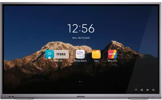 65" 4K(3840 2160) 20 касаний индустриальная панель , Android 8.0 4-core A73 2 + A53 2 1.5 GHz оперативкая память 3ГБ встроенное хранилище 32ГБ, Встроенный Wi-Fi реализует беспроводное зеркальное отображение экрана без подключения кабеля. Встроенная интера