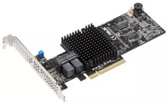 Адаптер ASUS PIKE II 3108-8I/16PD/2G,8 ports,LSI SAS 3108,RAID 0/RAID 1/RAID 10/RAID 5/RAID 6/RAID 50/RAID 60,upto 12GB/S (90SC07N0-M0UAY0)