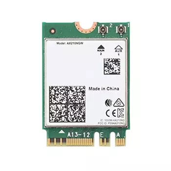 Адаптер беспроводных локальных сетей Intel® Wi-Fi 6E AX210 (Gig+) (AX210NGW) PCIE M.2 AX210.NGWG INTEL M.2 E Key 2230, 2x2 AX+BT (Wi-Fi(PCIe), BT(USB))
