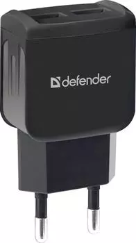 Адаптер питания UPC-21 5V/2.1A 2XUSB 83581 DEFENDER