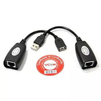 Адаптер USB2 TO RJ45 CU824 VCOM