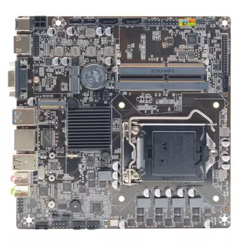 AFOX Motherboard Intel® H510 INTEL® Socket 1200, 1000M lan, Mini-ITX (17 x17cm) (AFH510-MI) (785556)