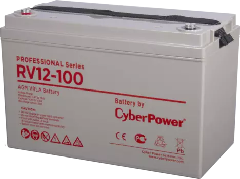 Аккумуляторная батарея PS CyberPower RV 12-100 / 12 В 100 Ач CyberPower Professional Series RV 12-100