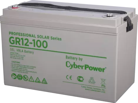Аккумуляторная батарея PS solar (gel) CyberPower GR 12-100 / 12 В 100 Ач CyberPower Professional Solar Series GR 12-100