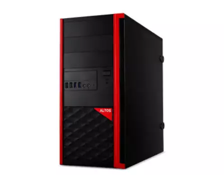 Altos P10 F7/Intel Core i5-11400 2.60GHz Hexa/8GB+256GB SSD/GF RTX3070 8GB/noOS/1Y/BLACK+RED
