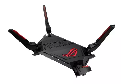 ASUS ROG GT-AX6000 // роутер 802.11b/g/n/ac, ax, до 1148 + 4804Мбит/c, 2,4 + 5 гГц, 8 антенн, USB, GBT LAN; 90IG0780-MO3B00 (GT-AX6000)