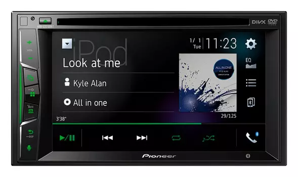 Автомагнитола CD DVD Pioneer AVH-Z2250BT 2DIN 4x50Вт