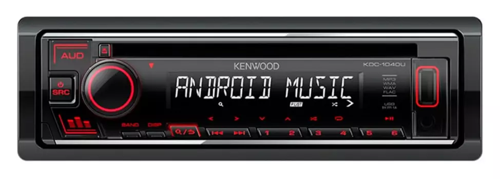 Автомагнитола CD Kenwood KDC-1040U 1DIN 4x50Вт