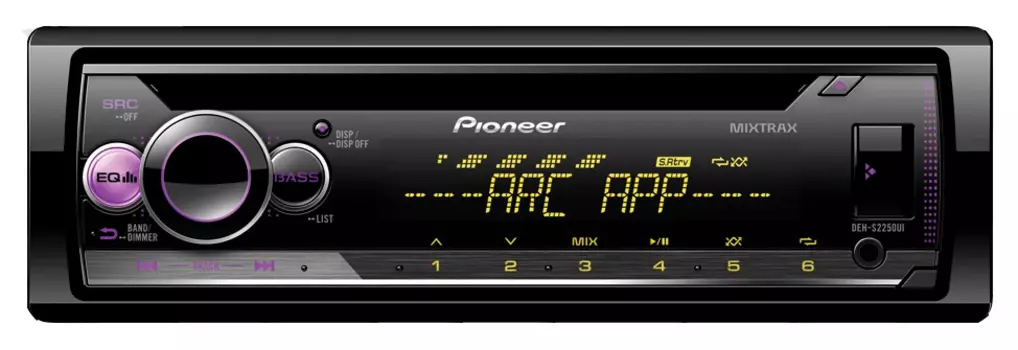 Автомагнитола Pioneer DEH-S2250UI 1DIN 4x50Вт