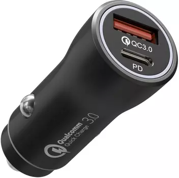 Автомобильное зар./устр. Wiiix UCC-4-2-04-96 2.4A+2.4A QC черный