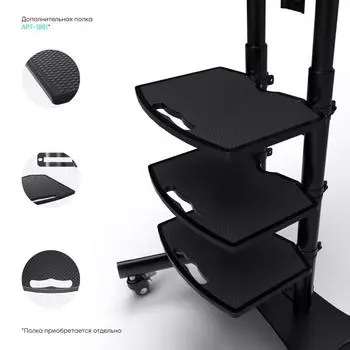 Аксессуар для ТВ FLOOR STAND /40-65" TS1881DV BLACK ONKRON