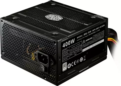 Блок питания 400 Ватт Cooler Master CoolerMaster Elite V4 400 (MPE-4001-ACABN-EU)