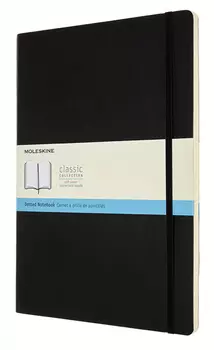 Блокнот Moleskine CLASSIC SOFT QP644 A4 192стр. пунктир мягкая обложка черный