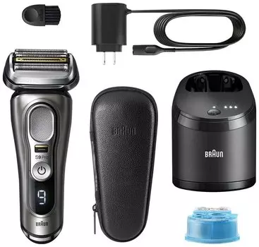 Бритва сетчатая Braun Series 9 pro 9465cc реж.эл.:5 питан.:аккум. черный