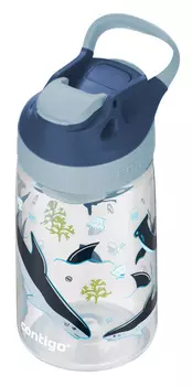 Бутылка Contigo Gizmo Sip 0.42л прозрачный/синий (2136792)