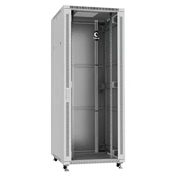 Cabeus ND-05C-42U80/100 Шкаф монтажный телекоммуникационный 19" напольный для распределительного и серверного оборудования 42U 800x1000x2055mm (ШхГхВ) передняя и задняя перфорированные двери, ручка с (ND-05C-42U80/100)