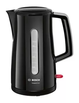 Чайник электрический Bosch TWK3A013 1.7л. 2400Вт черный (корпус: пластик)
