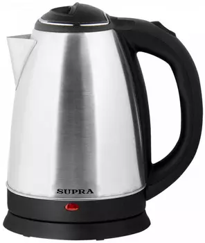 Чайник электрический Supra KES-1841S нержавеющая сталь/черный