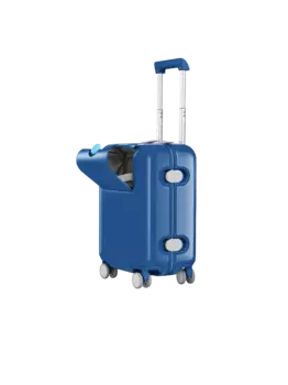 Чемодан NINETYGO Kids Luggage 17" голубой