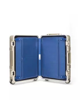 Чемодан NINETYGO Metal Luggage 20" золотой