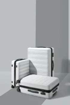 Чемодан NINETYGO Rhine Luggage 20" белый